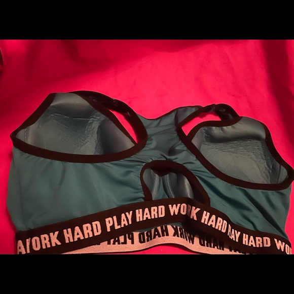 Body Form Workout Top Teal - Picture 2 of 3